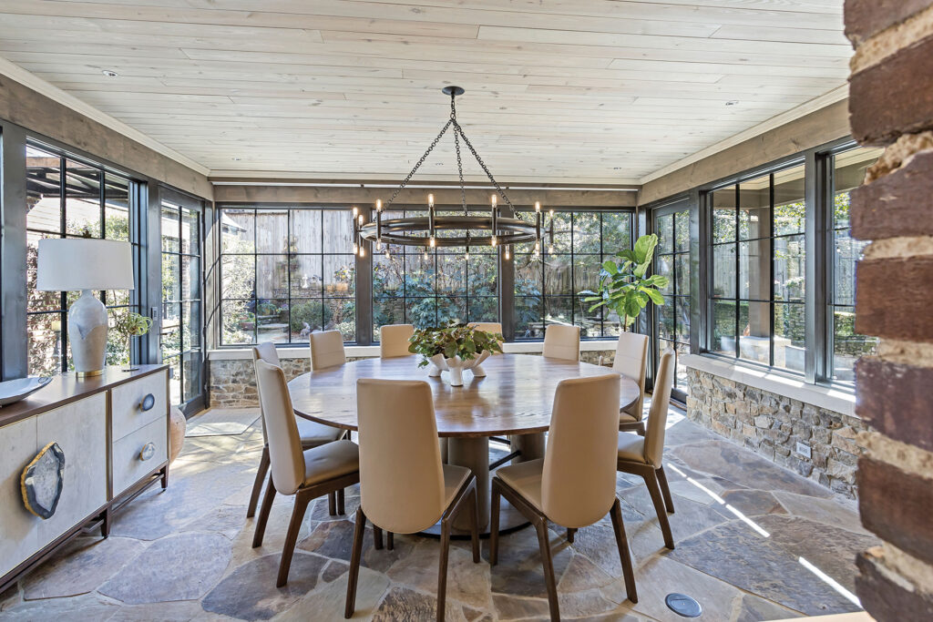 Dining/Sunroom house addition